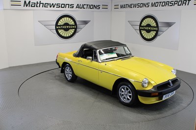 Lot 27 - 1980 MG B