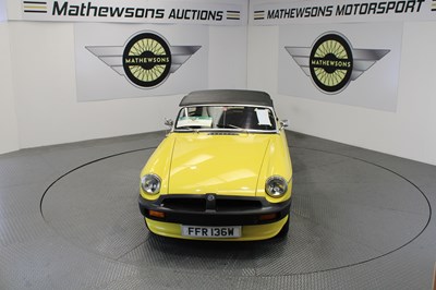 Lot 27 - 1980 MG B