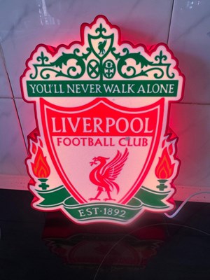 Lot 795 - LIVERPOOL FOOTBALL CLUB LIGHT UP SIGN 9.5" X 7"