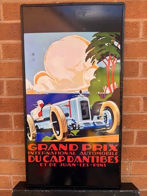 Lot 281 - GRAND PRIX REPRO SIGN 30" X 16"