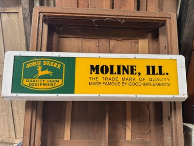 Lot 29 - JOHN DEERE ILLUMINATED SIGN 49" X 14"