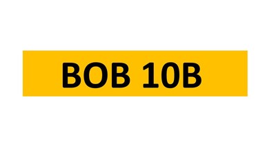 Lot 845 - REGISTRATION ON RETENTION - BOB 10B