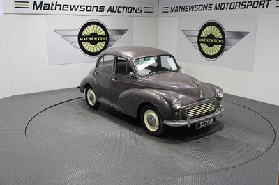 Lot 894 - 1955 MORRIS MINOR