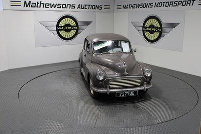 Lot 894 - 1955 MORRIS MINOR