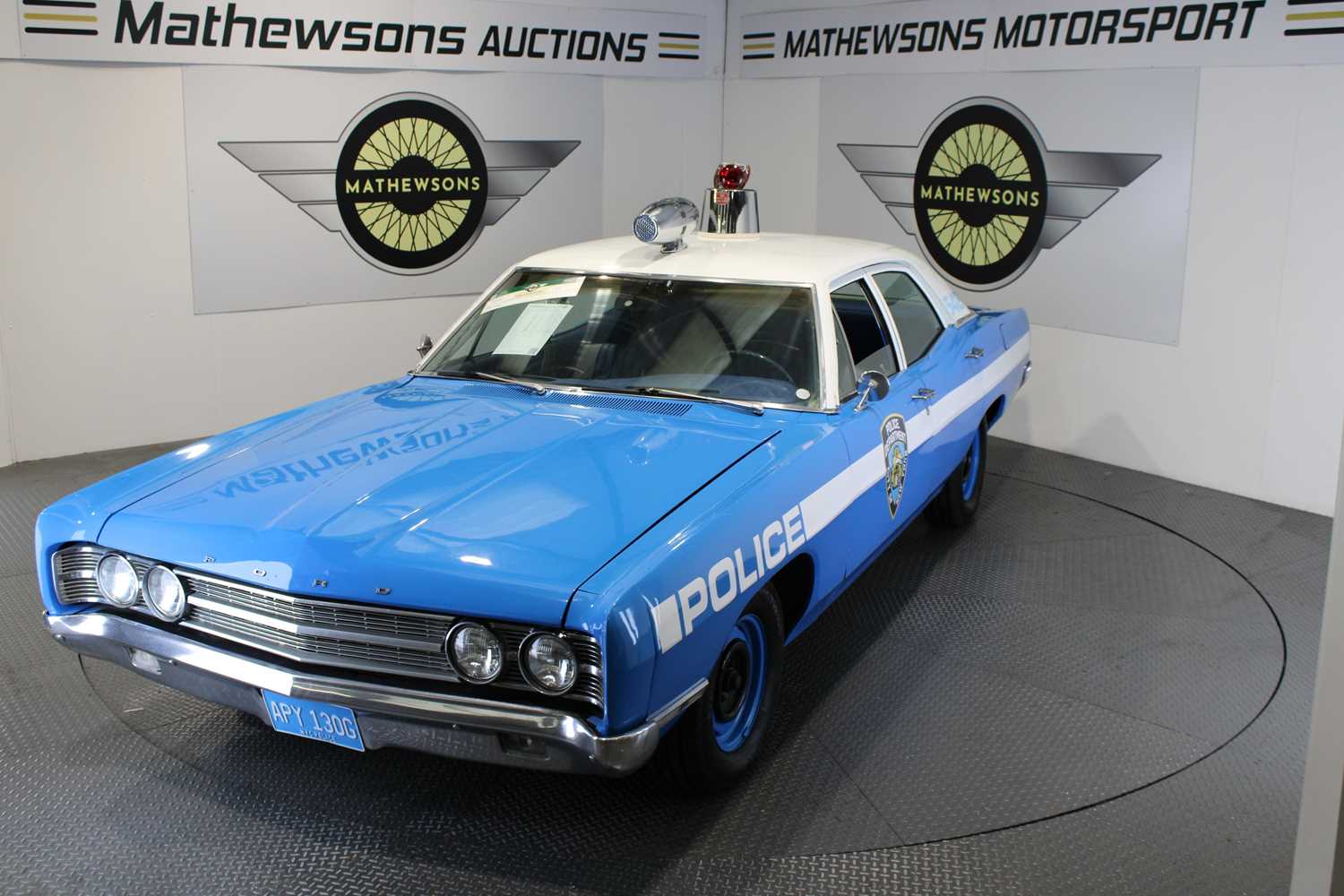 Lot 26 - 1969 FORD GALAXIE 500XL NYPD POLICE CAR