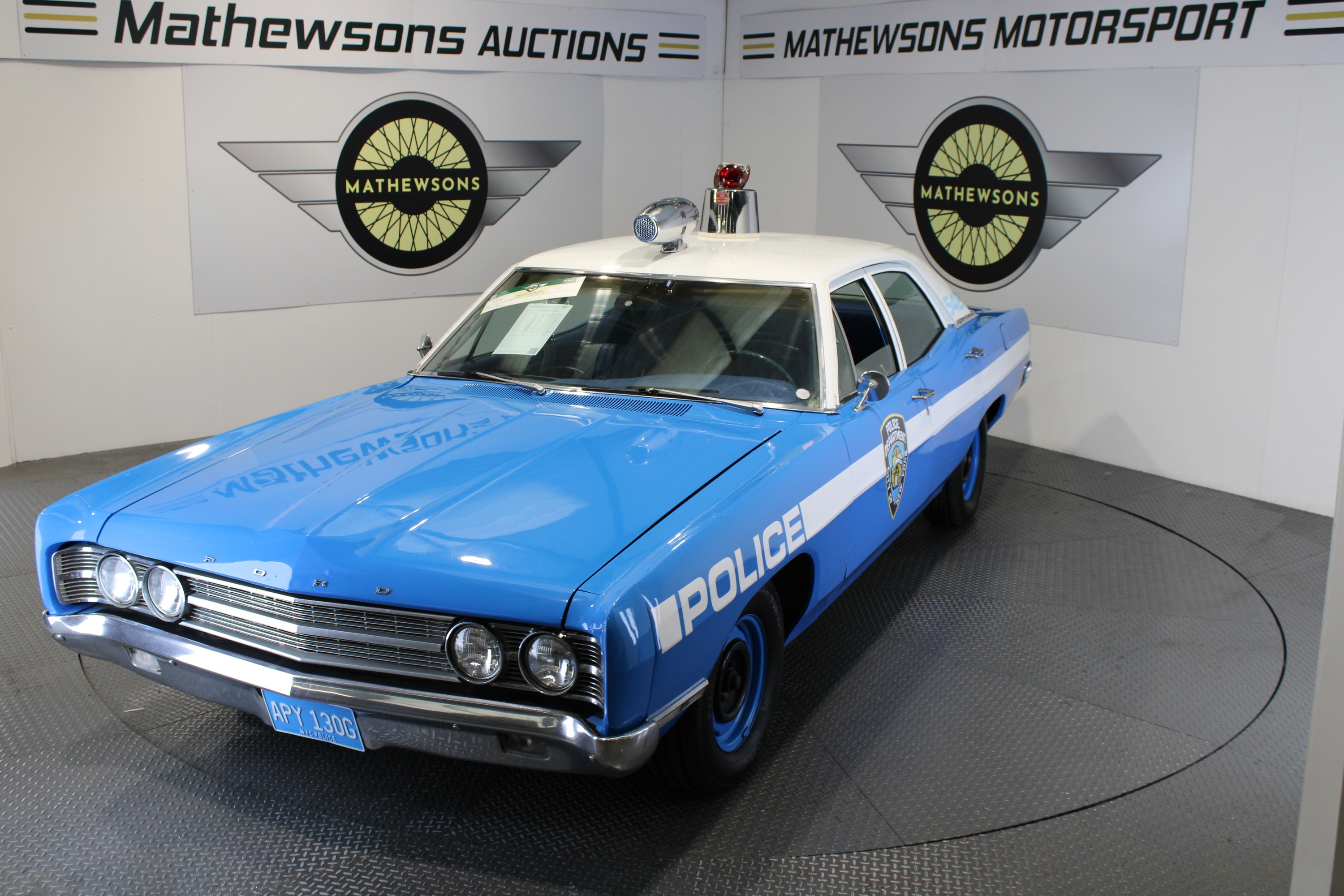 1969 FORD GALAXIE 500XL NYPD POLICE CAR