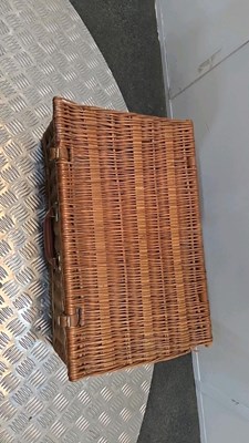 Lot 19 - OPTIMA WICKER PICNIC BASKET