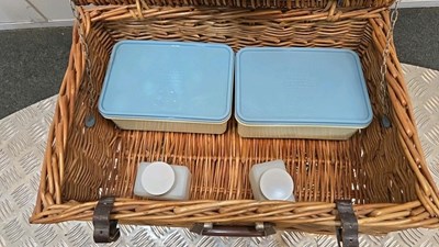 Lot 79 - OPTIMA WICKER PICNIC BASKET