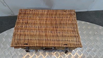 Lot 79 - OPTIMA WICKER PICNIC BASKET