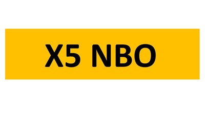 Lot 343 - REGISTRATION ON RETENTION - X5 NBO