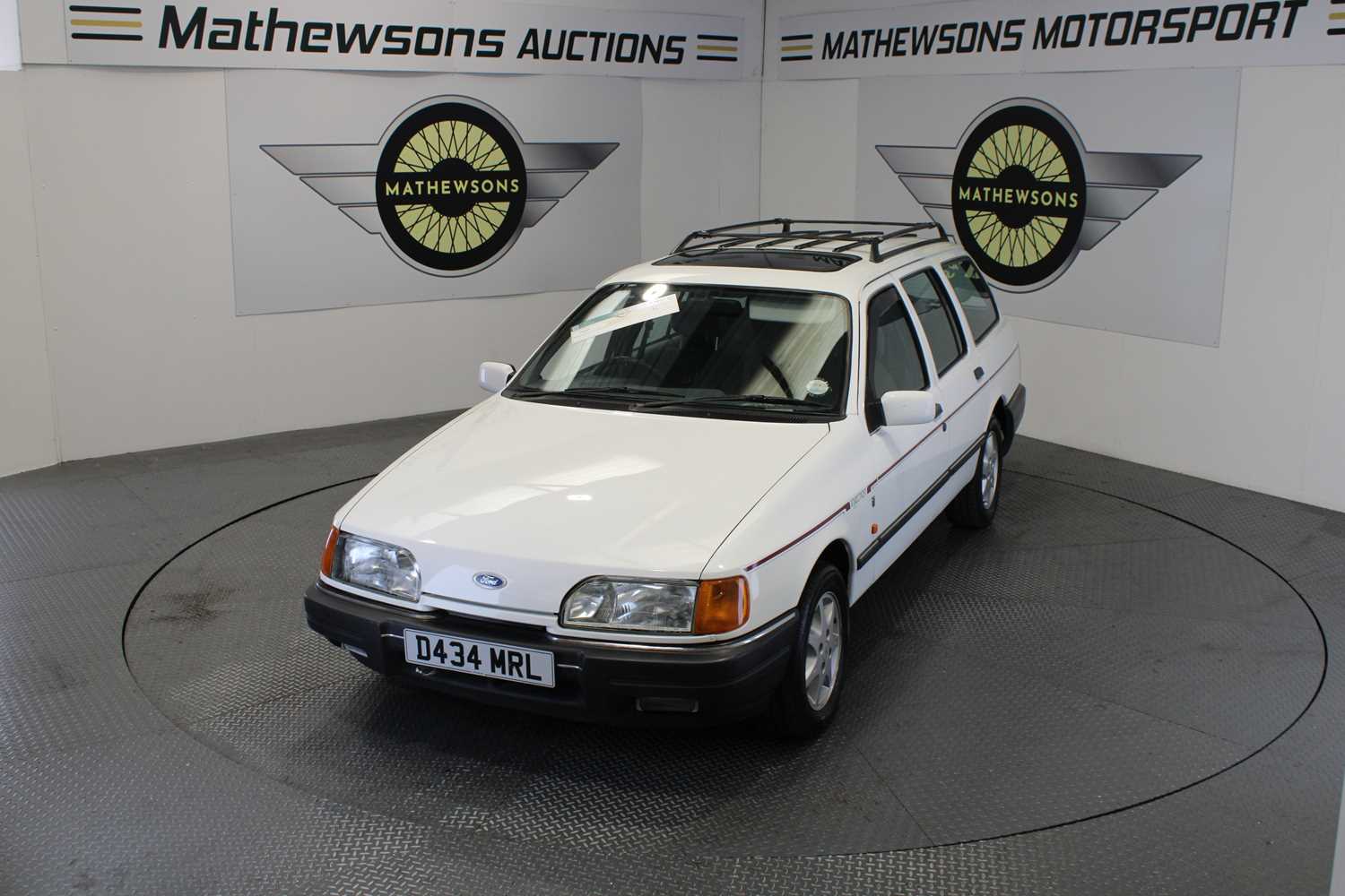Lot 74 - 1987 FORD SIERRA GHIA 4X4