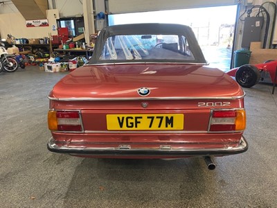 Lot 317 - 1974 BMW 2002 CABRIOLET