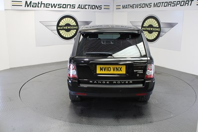 Lot 86 - 2010 LAND ROVER RANGE ROVER SP HSE TDV6 A