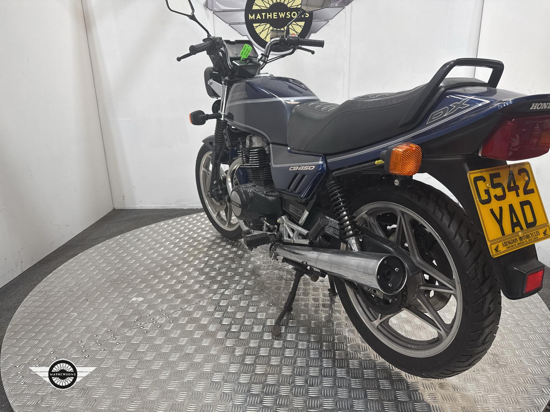 Lot 100 - 1989 HONDA CB450DX-K Lot 100 - 1989 HONDA CB450DX-K