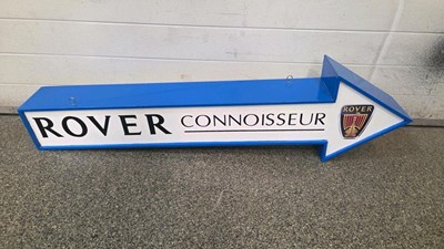 Lot 541 - WOODEN HAND MADE , DOUBLE SIDED ROVER CONNOISSEUR ARROW 48" X 6"