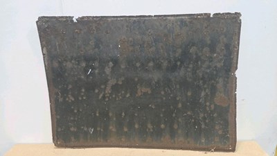 Lot 49 - CARS NEED POWER ENAMEL SIGN 42" X 30"