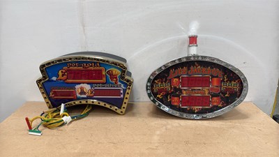 Lot 871 - 2 PINBALL MACHINE BACKS