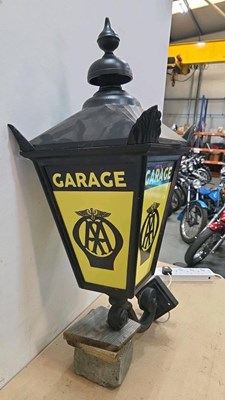 Lot 45 - AA GARAGE STYLE LAMP 34" TALL