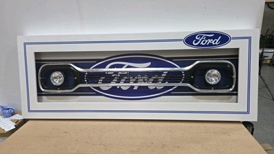 Lot 361 - LARGE ILLUMINATED MK1 RS ESCORT GRILL SIGN 64" X 23"