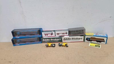 Lot 369 - BOX OF SCALE MODEL TRUCKS