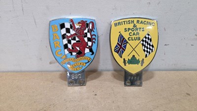 Lot 289 - ORIGINAL BARC / BR & SCC CAR BADGES