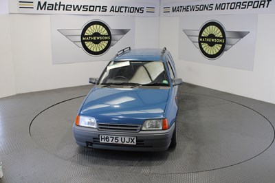 Lot 89 - 1990 VAUXHALL ASTRA