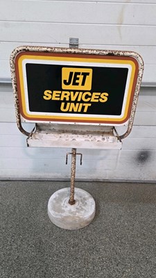 Lot 187 - JET SERVICES GARAGE FORECOURT , DOUBLE SIDED SIGN