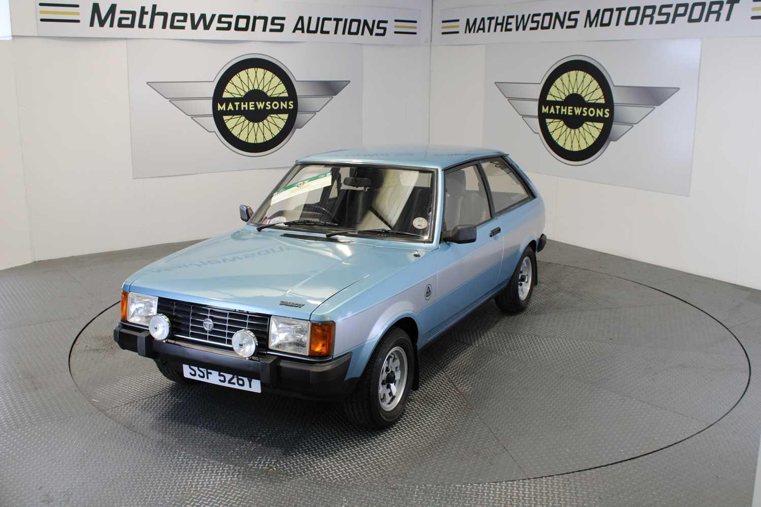 Lot 14 - 1983 TALBOT SUNBEAM LOTUS