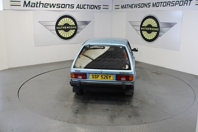 Lot 14 - 1983 TALBOT SUNBEAM LOTUS