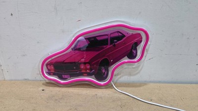 Lot 663 - CAR SHAPED LED LIGHT 12" X 7"