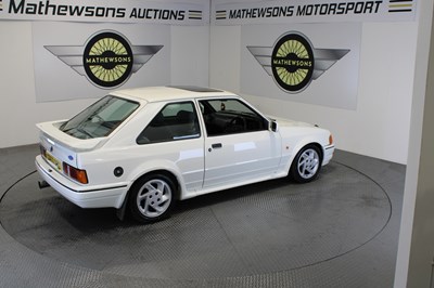 Lot 410 - 1989 FORD ESCORT RS TURBO