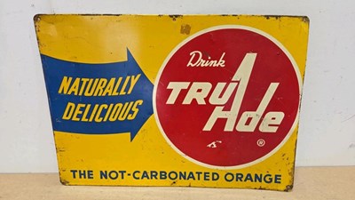 Lot 793 - US IMPORTED TRU-ADE TIN SIGN 27.5" X 20"