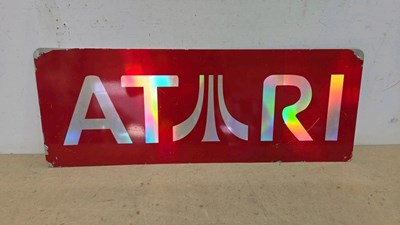 Lot 805 - ATARI VINTAGE ALLY SIGN 31" X 11"