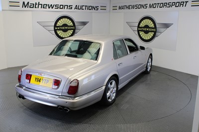 Lot 30 - 2001 BENTLEY ARNAGE RED LABEL AUTO