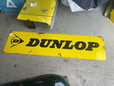 Lot 191 - DUNLOP ENAMEL SIGN 6FT