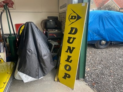 Lot 196 - DUNLOP ENAMEL SIGN 6FT