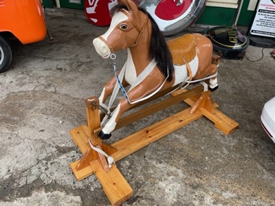 Lot 116 - ROCKING HORSE