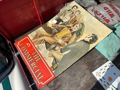 Lot 406 - THE COMMERCIAL METAL PUB SIGN