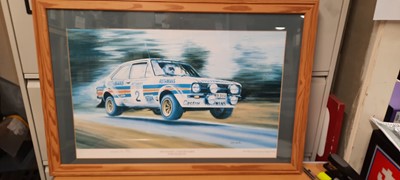 Lot 479 - ROTHMANS ESCORT PRINT