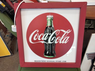 Lot 21 - COCA COLA LIGHTBOX