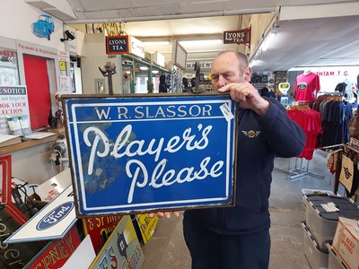 Lot 46 - DOUBLE SIDED PLAYERS SIGN