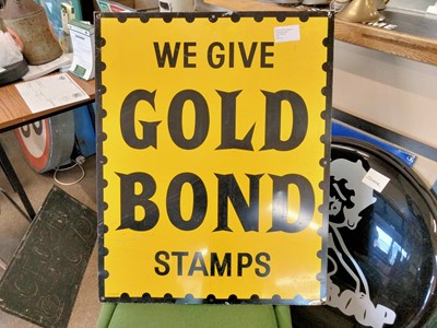 Lot 116 - GOLD BOND STAMPS SIGN