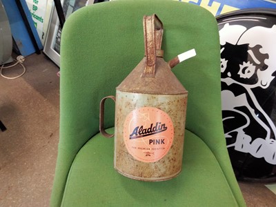 Lot 121 - ALADDIN PINK PARAFFIN CAN