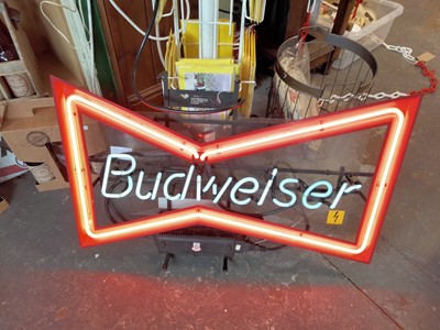 Lot 219 - BUDWEISER NEON SIGN