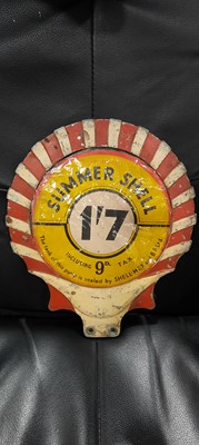 Lot 136 - SUMMER SHELL PUMP SIGN