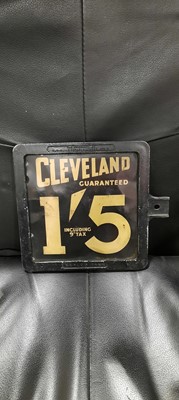 Lot 139 - CLEVELAND PUMP SIGN