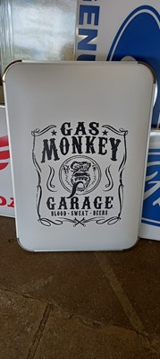 Lot 456 - GAS MONKEY GARAGE LIGHT UP SIGN