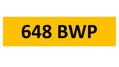 Lot 423 - REGISTRATION ON RETENTION - 648 BWP