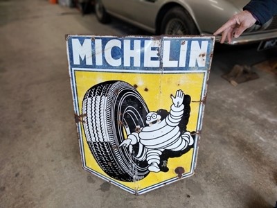 Lot 286 - ENAMEL MICHELIN SIGN