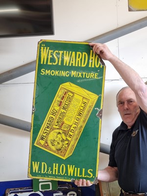 Lot 103 - WESTWARD SMOKING MIX SIGN